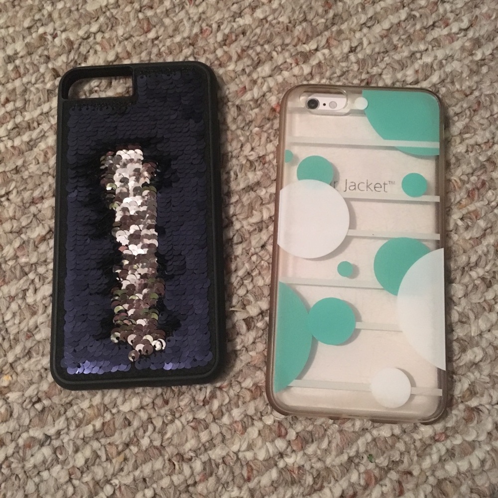 2 phone cases! Iphone 6-6s-6s+